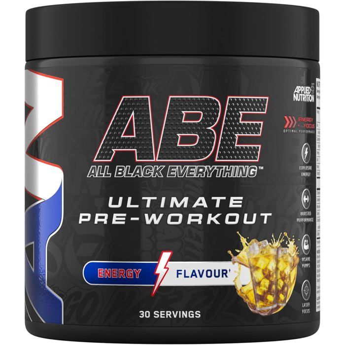 ABE Pré-Entraînement-Poudre Pre Workout énergisanteCréatine et de Bêta-AlanineÉnergie(375 g(Lot de 1)Energy Flavour)