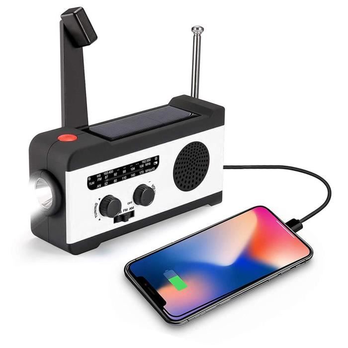 Radio Multifonction Solaire Avec Lampe Et Chargeur De Téléphone - Neuf Avec étiquettes