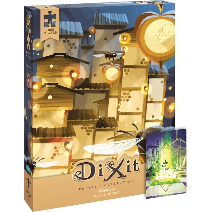 puzzle dixit 1000p deliveries - asmodee - dessins animés et bd - adulte - multicolore