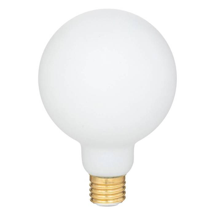 Ampoule LED Opaline D9 5cm blanc - Atmosphera Créateur dintérieur