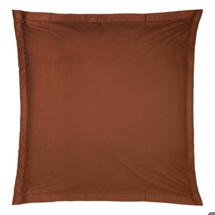 Taie doreiller Carina coton 63x63cm terracotta - Atmosphera Créateur dintérieur Taie doreiller Carina coton 63x63cm terracotta - Atmosphera Créateur dintérieur