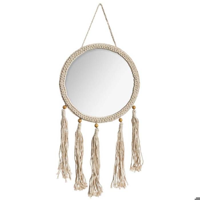 Miroir Été beige 31x62cm - Atmosphera Créateur dintérieur