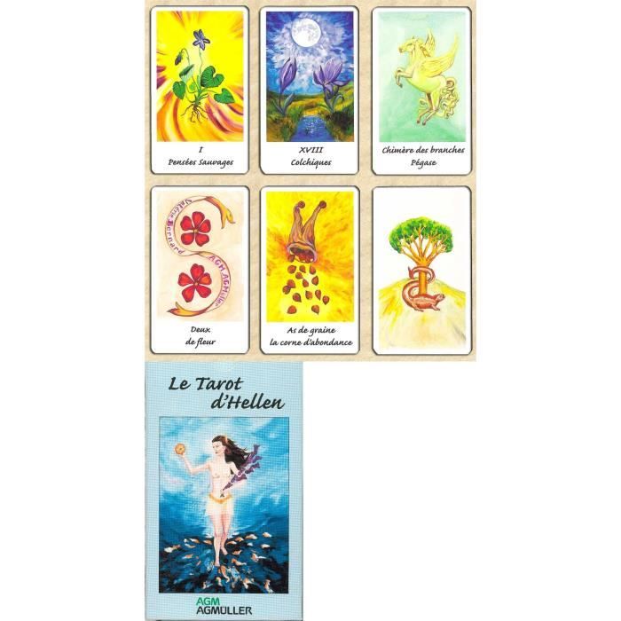 Tarot d'Hellen - Jeu de 78 Cartes - Cartes de voyance avec Explication des  78 Lames (livret en FR ) - Divinatoire - Cdiscount Jeux - Jouets