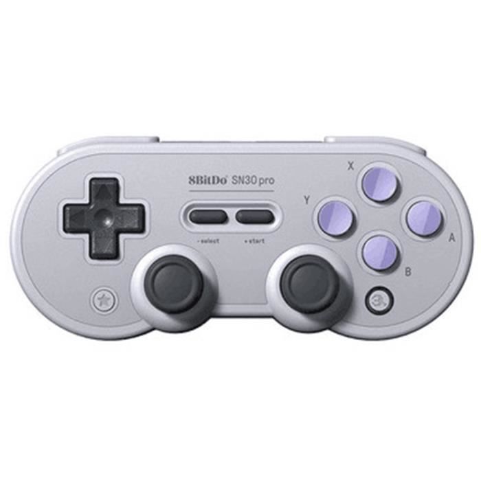 8bitdo Sn30 Pro G Violet Manette De Jeu Bluetooth Sans Fil Pour Nintendo Switch Steam Android Ios Mac Windows Cdiscount Informatique