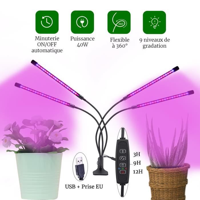 Full Spectrum Fruit Plante Croissance Lampe Blub grow lumière DEL éclairage chip-on-board Acces 