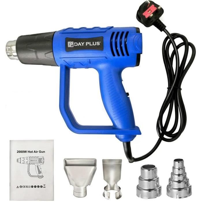 Décapeur Thermique 2000W, 60-600℃ Température Réglable