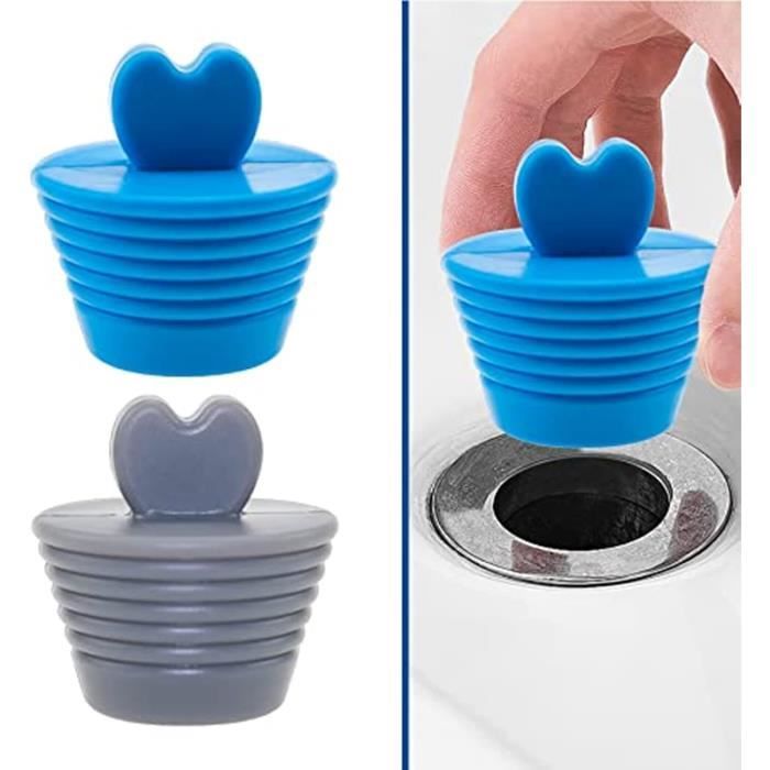 Bouchon De Baignoire Universel - Diamètre 72mm, Joint 44mm - Chromé, Facile à Installer Et Nettoyer