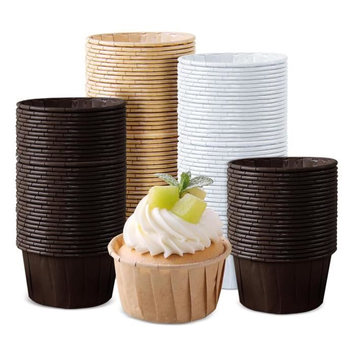 Caissettes Cupcake Moulle Cupcakes Caissette Patisserie 50 Pièces Moule Muffin Papier Gateaux Cup Cake Caissette Muffins Gateau Pour Mariage Anniversaire Fête (50 X 45 X 60 Mm