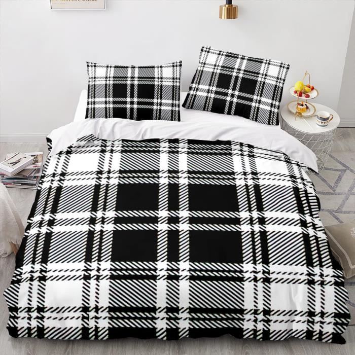Couette Double Shadow Blooms - Dimensions 66,5" X 83,5" - Noir Et Blanc Motif Fleurs - Neuf Wilmington Prints