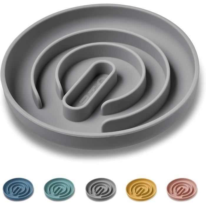 DEBAIJIA Set Bol + Cuillère + Couvercle Silicone Ventouse Bébé – Anti-Dérapant Fort, Sans BPA, Micro-ondes & Lave-Vaisselle – Vert