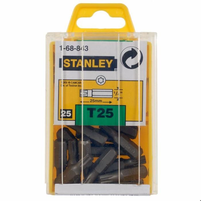 Lot de 25 embouts de vissage Torx 25 STANLEY 1 68843 - vue 2