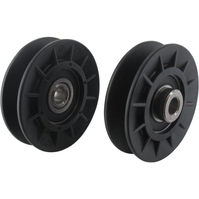 Poulie à gorge en V adaptable JOHN DEERE pour séries LX, GT42, GT262, GT275, Z225, Z245 - Remplace o