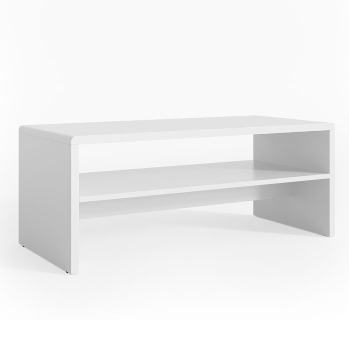 Table basse 99.6x39.8cm Blanc Vicco 28521 Table basse 99.6x39.8cm Blanc Vicco 28521