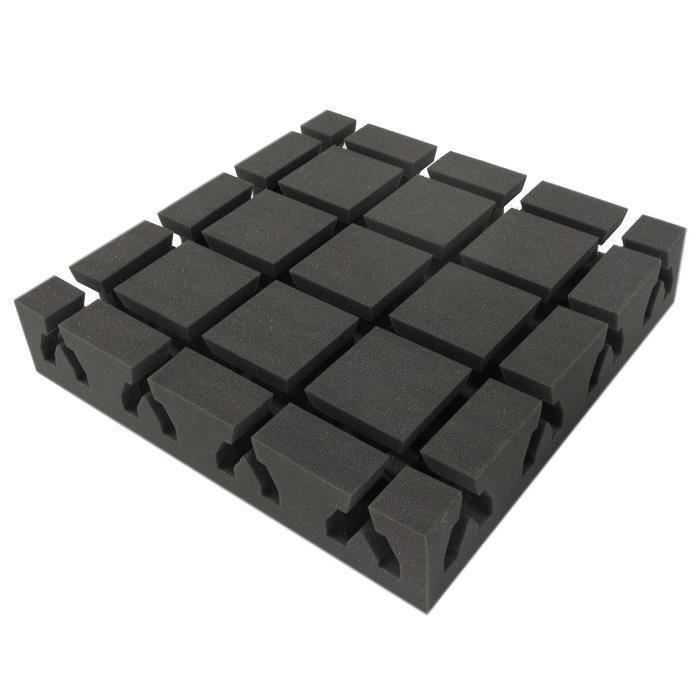 Mousse Pyramidale Type 100 X 50 X 3 Cm Tapis D'isolation