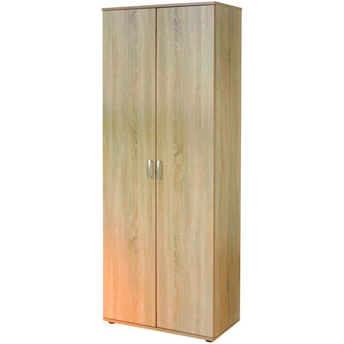 Armoire Chêne de Sonoma 5 étagères 189 cm de hauteur Cdiscount