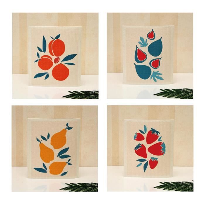 Lot De 6 Torchons De Nettoyage En Peluche Douce Double Face