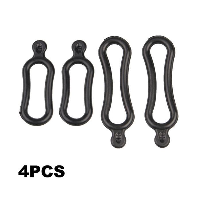 12 Bandes Silicone élastiques Pour Vélo - Fixation Lumières Et Accessoires - Universel étanche