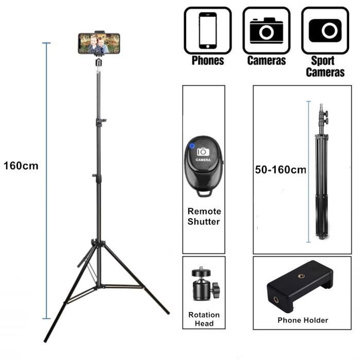 Trépied Gekkopod Fluorescent Pour Smartphone – Support Universel, Dimensions 22x9x22 Cm, Neuf