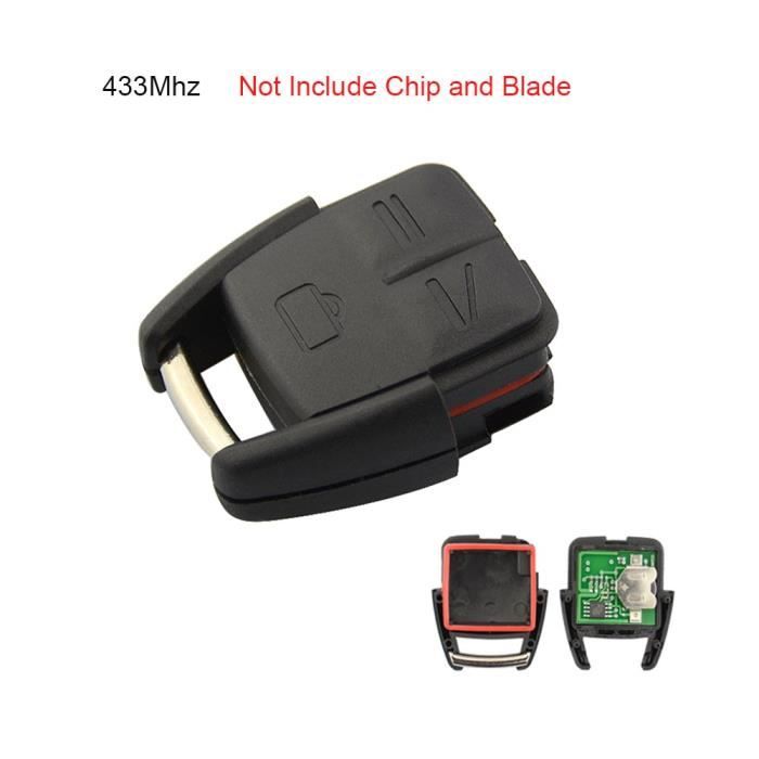 Coque De Clé Voiture 2 Boutons Pour Opel Astra, Corsa, Insignia... - Remplacement Facile Avec Tournevis Inclus