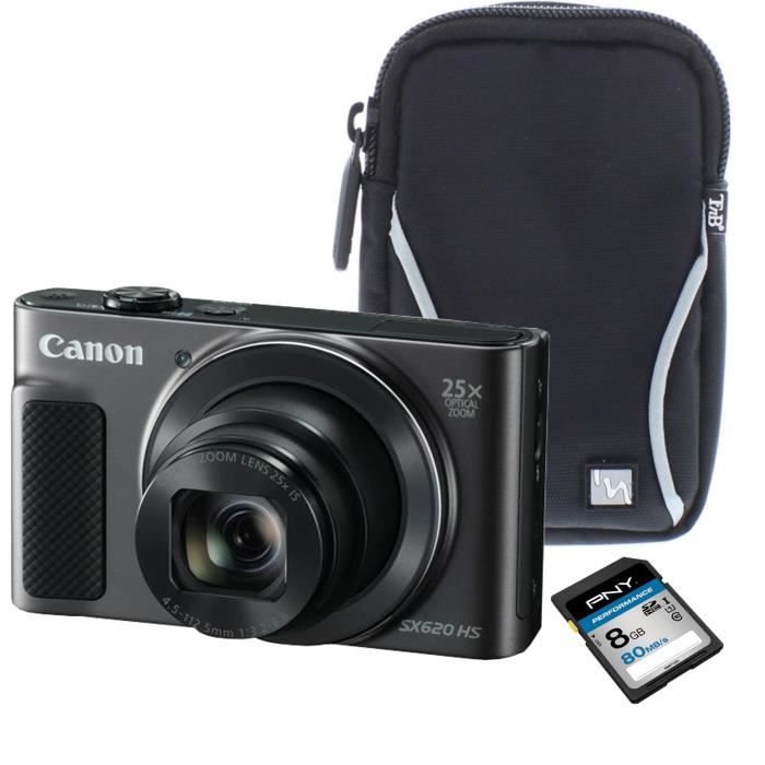 Appareils photos numériques CANON Compact PowerShot SX620 HS Noir