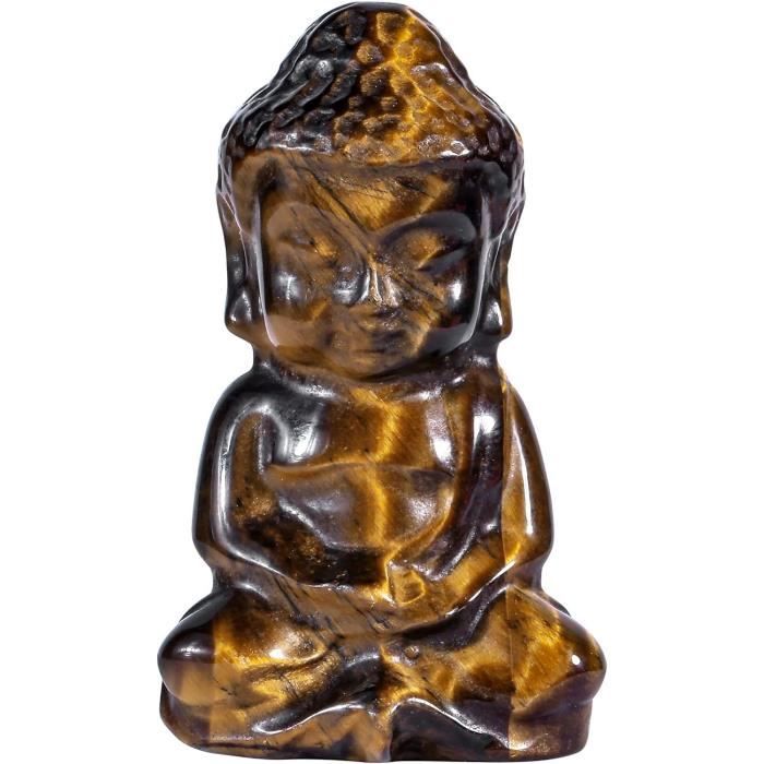 Petit Photophore Bouddha 14 Cm - Figurine Décorative Zen Pour Intérieur Et Jardin