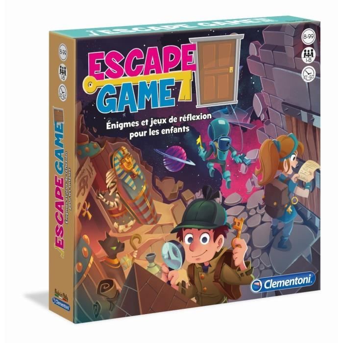 CLEMENTONI Escape Game Jeu de société Achat / Vente jeu société plateau Cdiscount