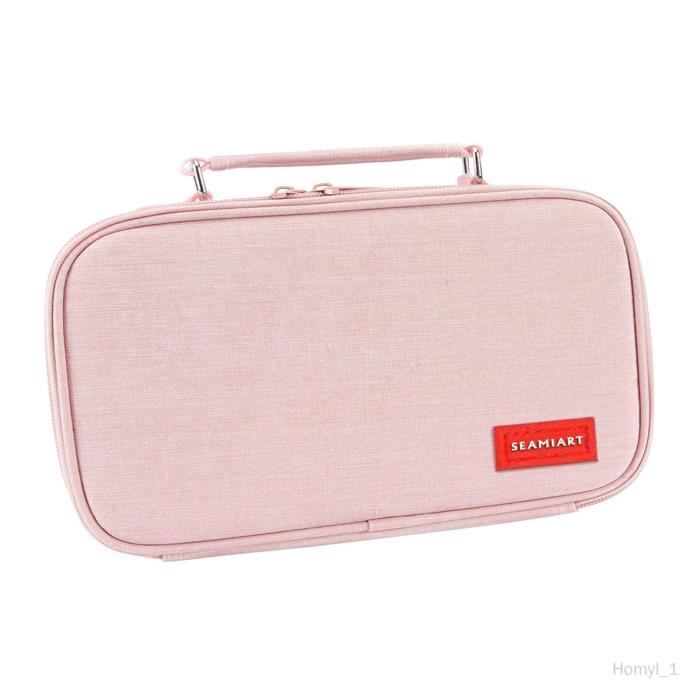 Pochette Roulable Toile Pour Crayons Et Pinceaux - Organisation Bureau Étudiant Art