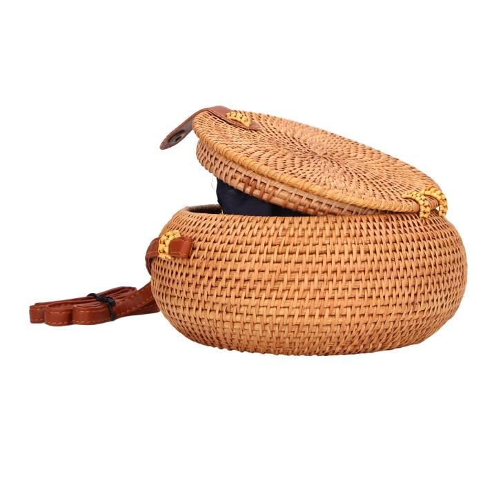 Sac à Main Rotin Indonésien – Fait Main – Bali – Ethnique – Végétalien – Neuf