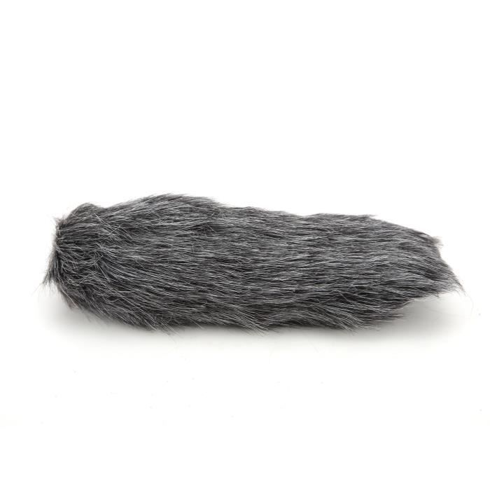 Accessoire Enregistrement Extérieur Pare-brise Rode Go Deadcat Gris - Réducteur De Bruit Vent Pour Micro Rode Go - Fourrure Synthétique 19cm Housse Rode Go