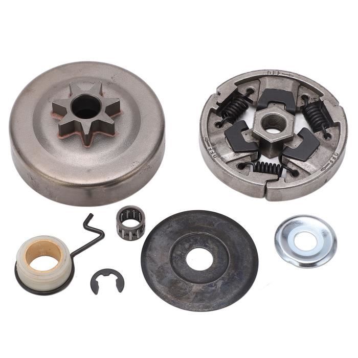 3/8 Tambour d'embrayage Pignon de jante Engrenage à vis sans fin Kit