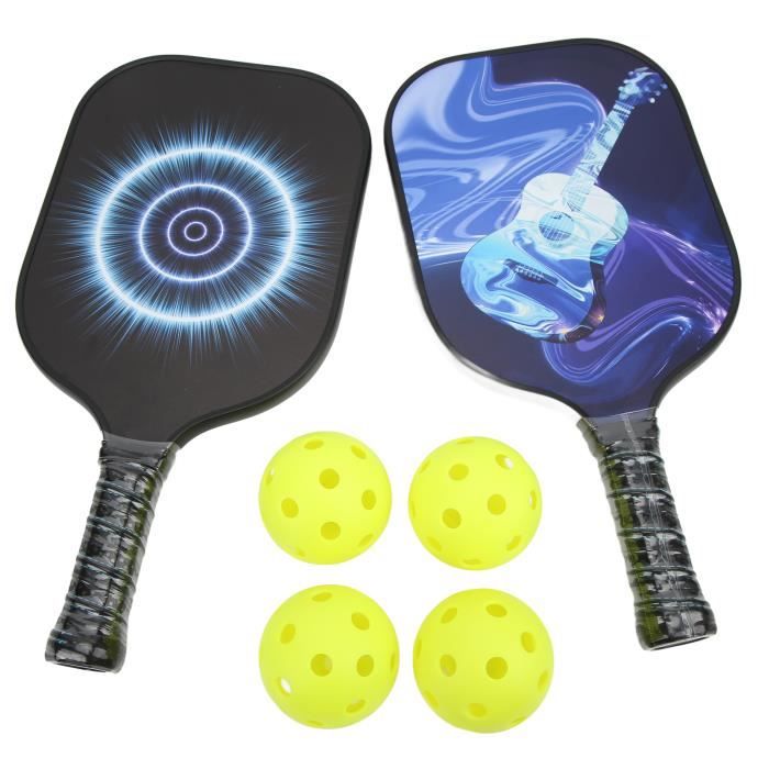 Acheter Ensemble de raquettes de pickleball 2 raquettes et 4 balles Acheter Ensemble de raquettes de pickleball 2 raquettes et 4 balles