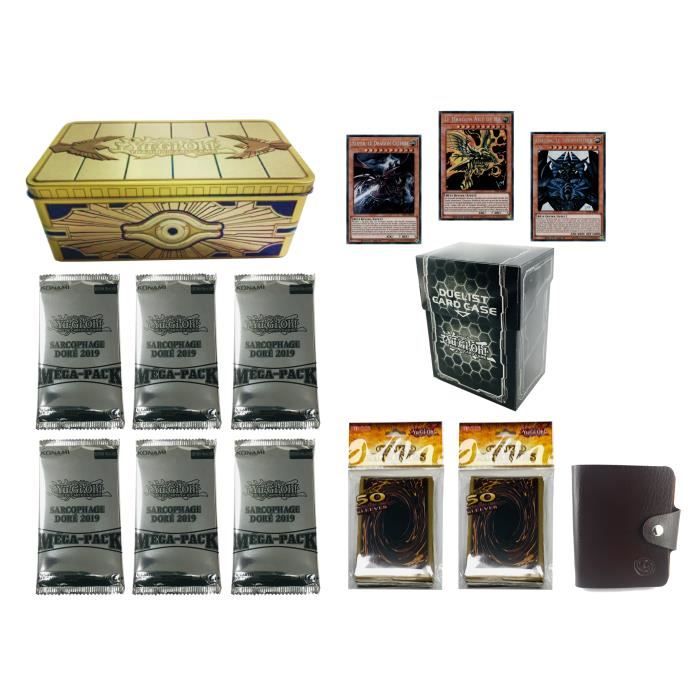 Boîte Métallique Yu-Gi-Oh! 2019 : Le Sarcophage Doré - Collection Cartes