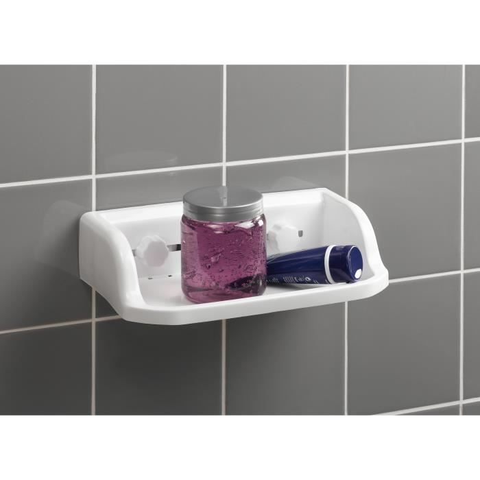 CDaffaires etagere de douche a ventouses fortes plastique CDaffaires etagere de douche a ventouses fortes plastique