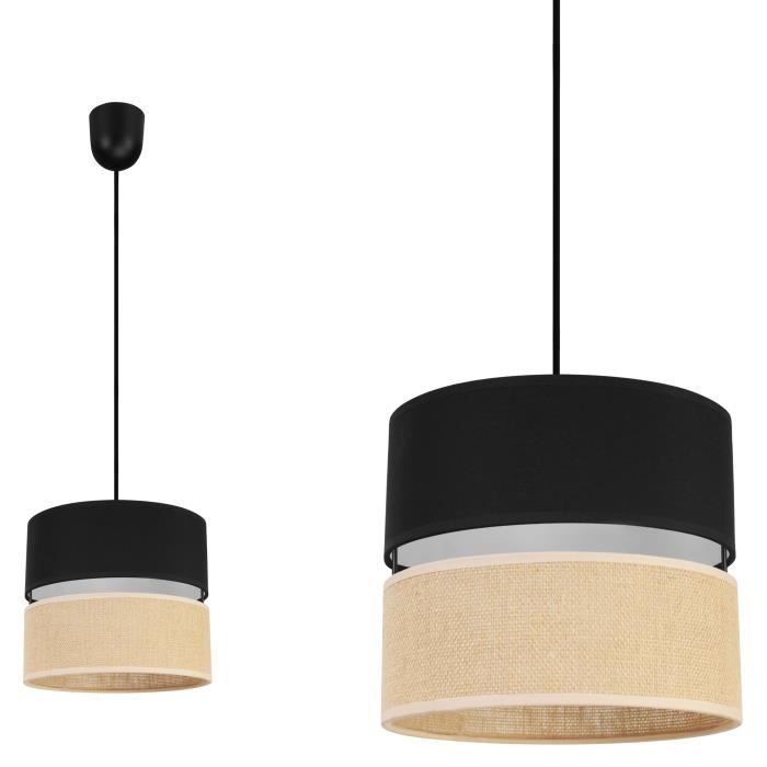 Light-Home Juta Abat Jour Suspension Luminaire Lustre - E27 - Classique ...