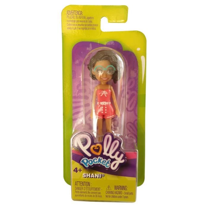 Poupée de collection - MATTEL - SHANI - Tenue dété courte rouge - Sandales bleues - Grandes lunettes