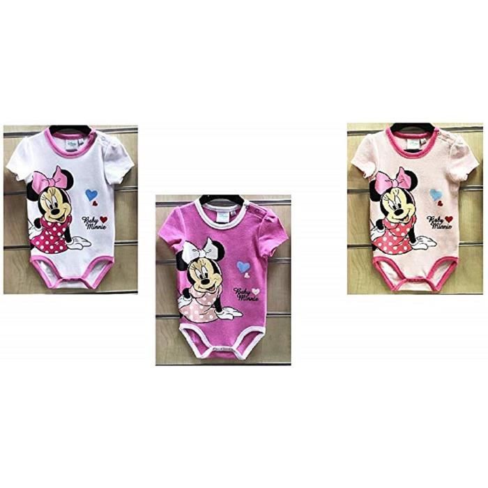 Cadeau Naissance Lot De 3 Body Bebe Fille Taille 12 Mois Motif 2 Manche Courte Minnie Mouse Cdiscount Cadeau Naissance Lot De 3 Body Bebe Fille Taille 12 Mois Motif 2 Manche Courte Minnie Mouse Cdiscount