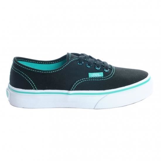 vans noir et turquoise