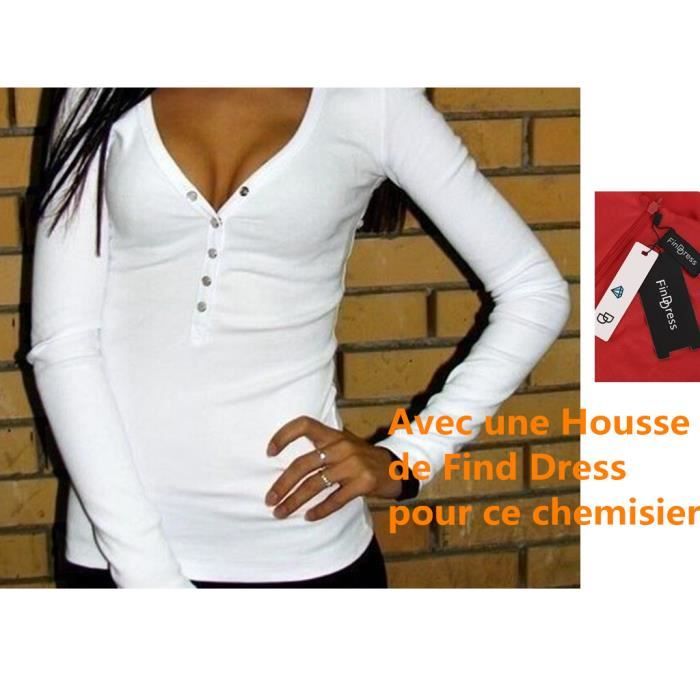 Find Dress Printemps Chemise Blanche Femme Manche Longue Grande Taille Chemisier Blouse Femme Sexy Coton Lache Chemisier Femme Chic Blanc Cdiscount Pret A Porter
