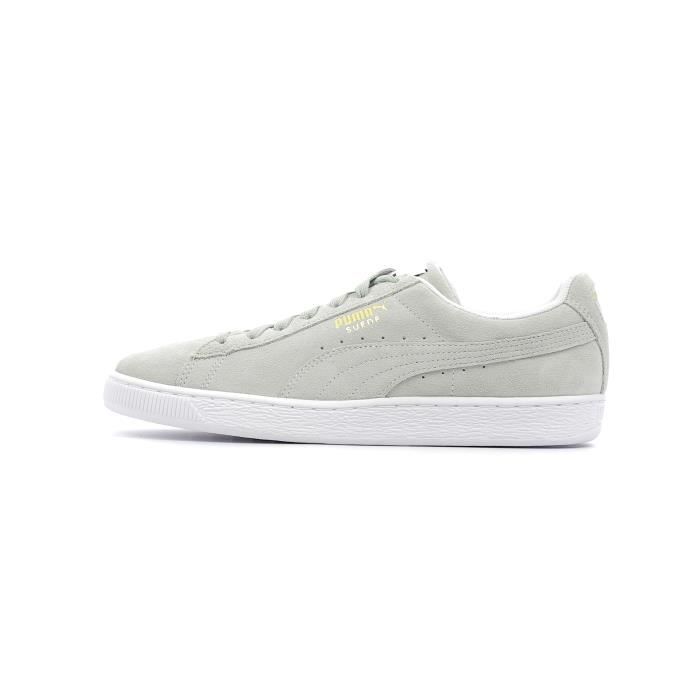 puma basket classic white beige