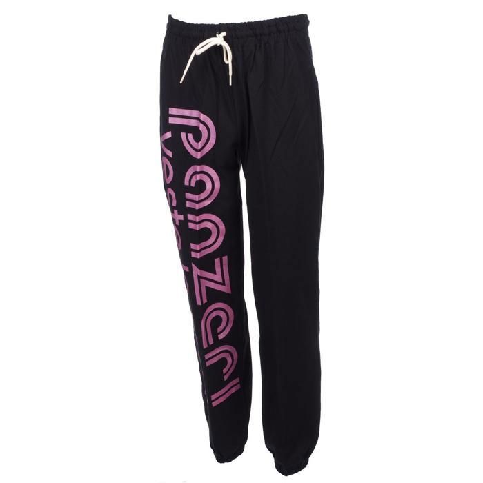 Pantalon de survêtement Uni h noirfus nacre jers - Panzeri