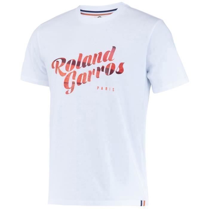 T-shirt - Roland Garros - Collection officielle - Taille L - Coton - Tennis T-shirt - Roland Garros - Collection officielle - Taille L - Coton - Tennis