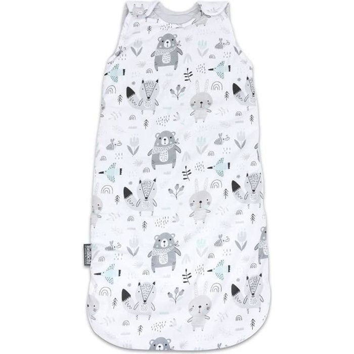 Gigoteuse Bébé pour Nouveau-nés et Enfants - 100% Coton - Certifié OEKO-TEX - Toute Lannée - Réglable 60-75 cm - Animaland