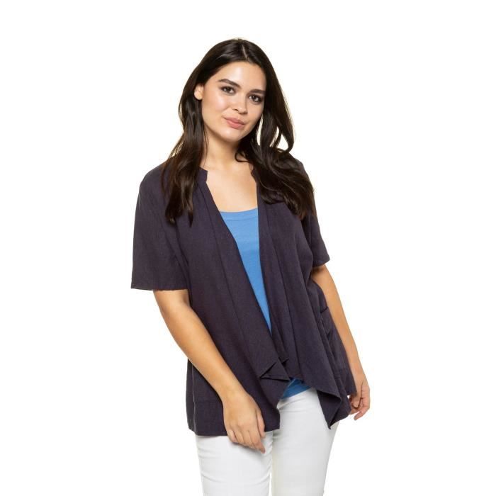 Veste En Jean Bleu Avec Volants ANIMALE - Taille 12 - Lin Mélangé - Occasion Très Bon état