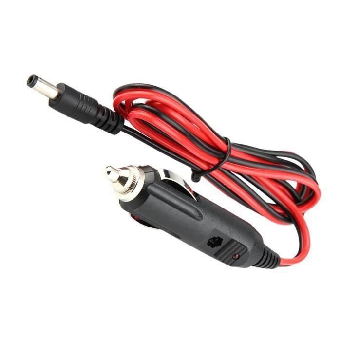 Chargeur Allume-Cigare 12V 5A - Câble 2m - Pour DVD, GPS, Caméras