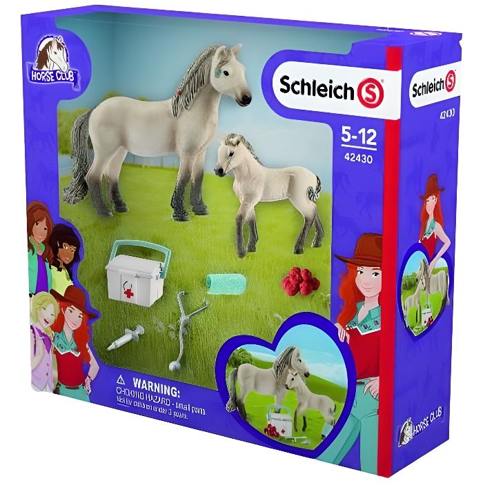 Schleich Horse Club d/'Hannah de premier secours Set Cheval Chevaux Jeu personnage jeu personnage