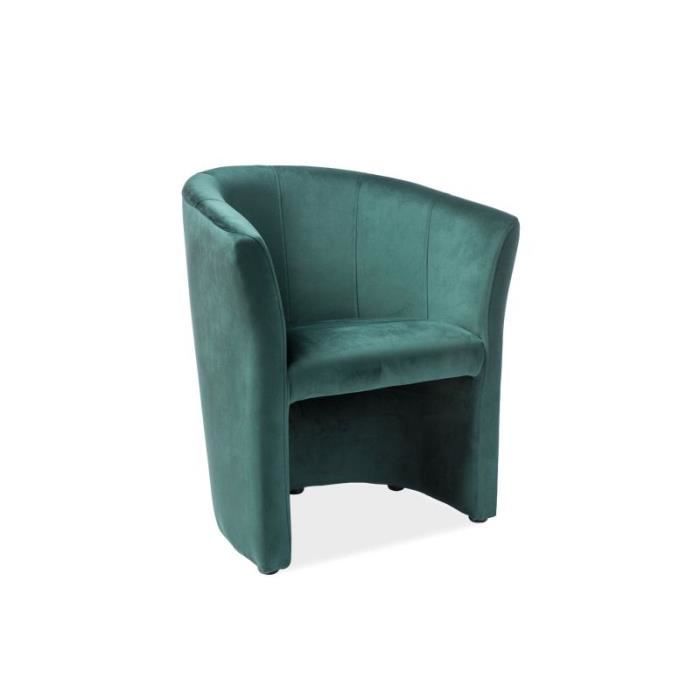 signal fauteuil tm-1 velours vert bluvel 78 / wenge - 5901477279430