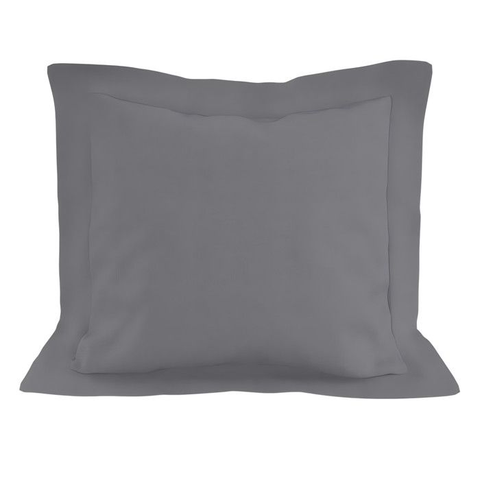 Taie D'oreiller En Flanelle De Coton ESSIX ÉQUILIBRE - 50x75 Cm, Rayures Fines, Douce Et Chaude, Lavable 40°C