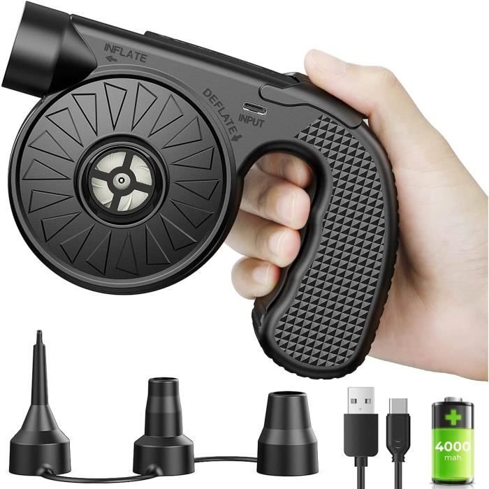 Pompe à Air électrique Portable 12V Cc | 3 Buses, ... - Grandado