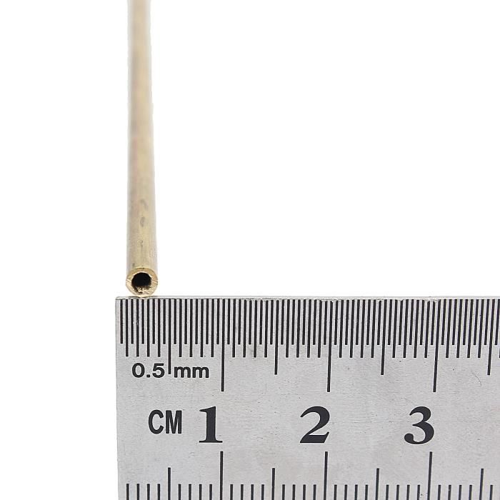 Tubes En Laiton 3.5mm X 0.2mm X 300mm - Lot De 4 Pièces, Pour Modélisme Ou Bricolage