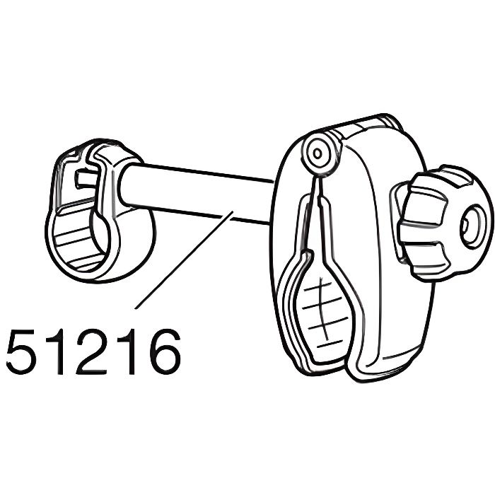 Branche vélo courte Thule sans fermeture pour Euroride 940/941